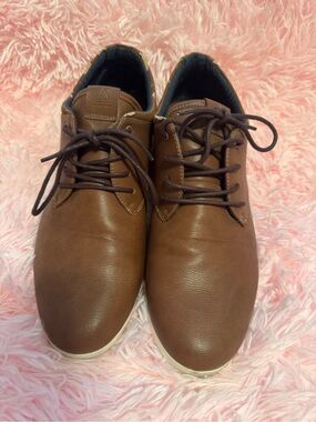 Aldo Brown Lace-Up Derby Shoes